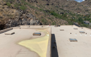 Foam Roof Repair and Recoating for a Leaking Roof in Paradise Valley, AZ by MSW Contracting, LLC