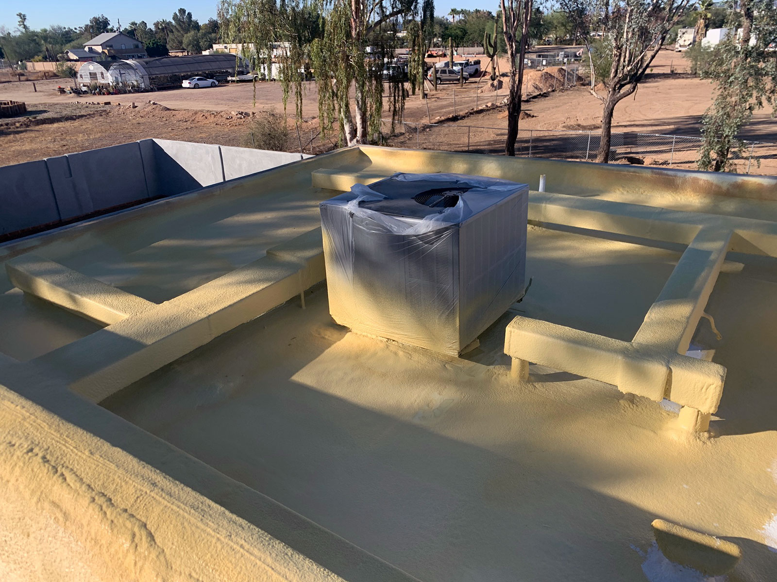Foam Roof Replacement in Phoenix AZ for a Residential Home