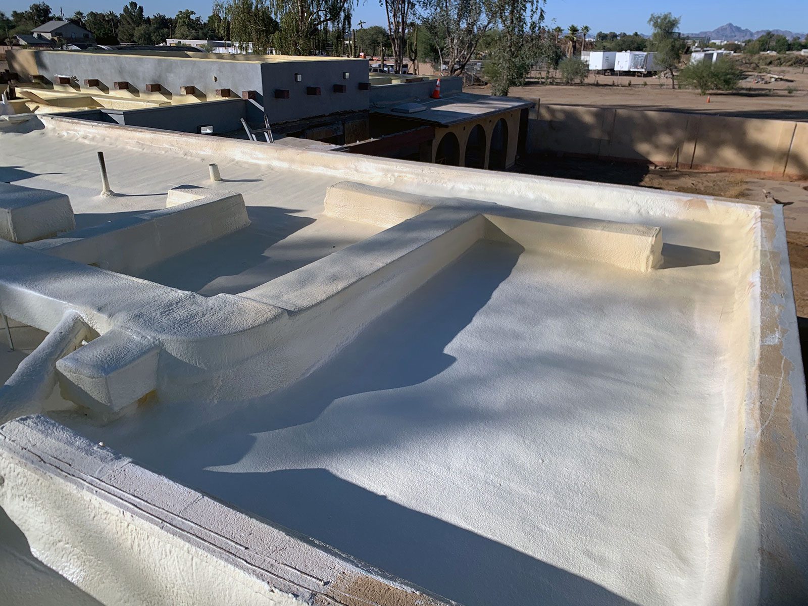 Foam Roof Replacement in Phoenix AZ for a Residential Home