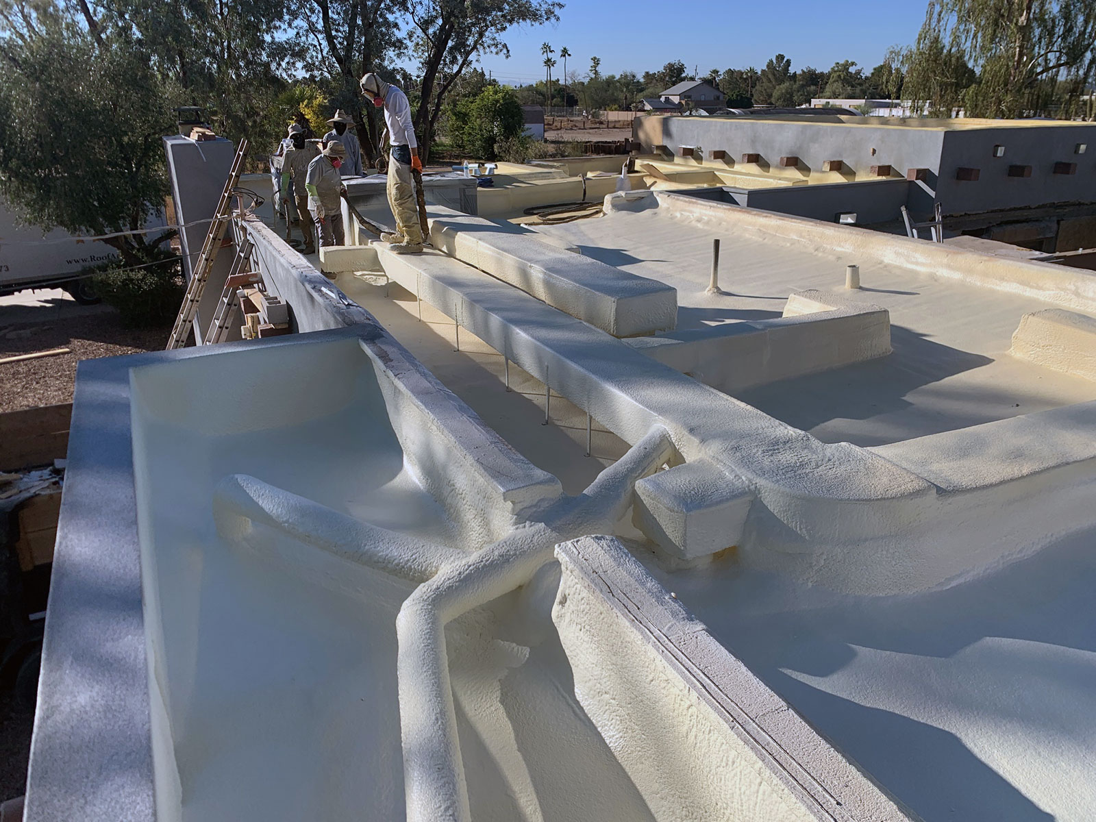 Foam Roof Replacement in Phoenix AZ for a Residential Home