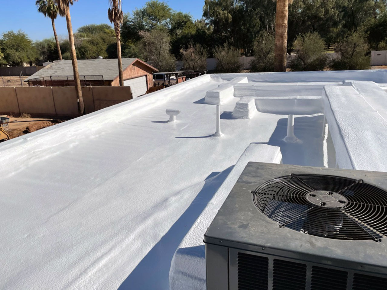 Foam Roof Replacement in Phoenix AZ for a Residential Home