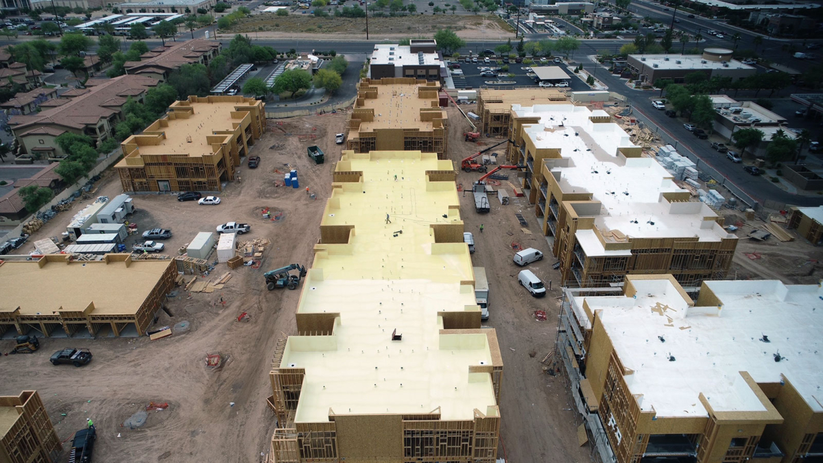 Polyurethane foam Roofing in Mesa Arizona New Foam Roof