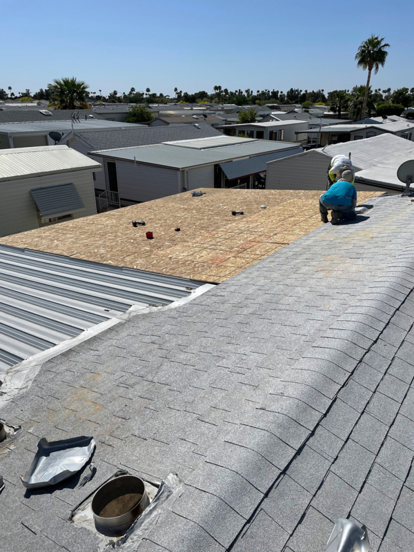 New Foam Roof Installation for a Mobile Home in in Mesa AZ