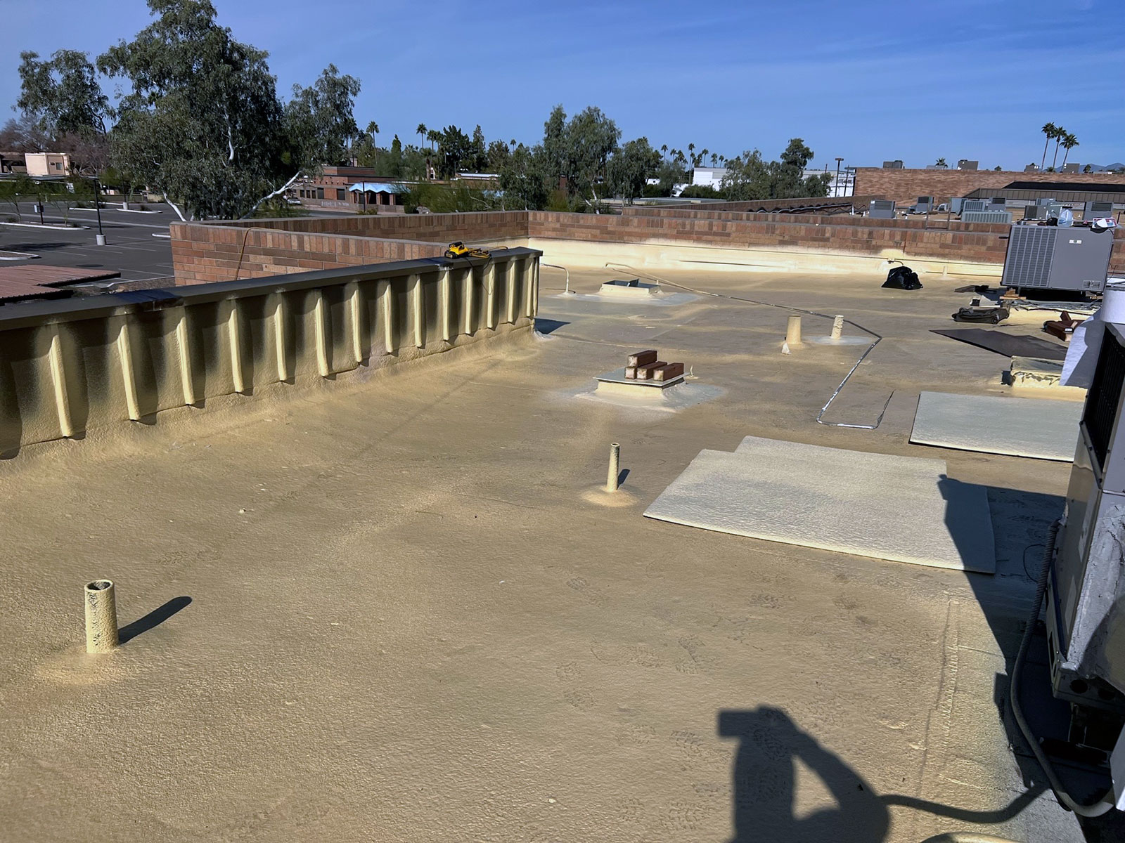 New Foam Roof in Mesa Arizona by MSW Mesa Roof Company