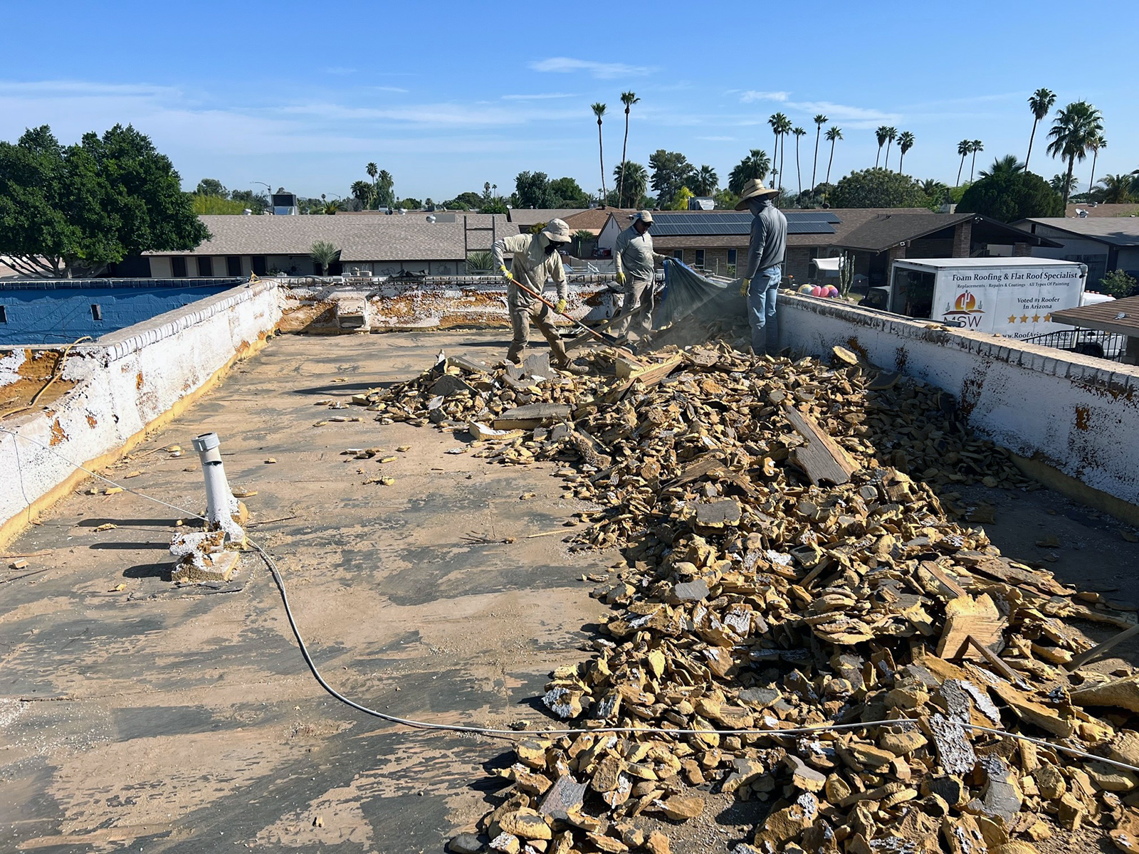 Phoenix Foam Roofing Roof Replacement in Phoenix Arizona