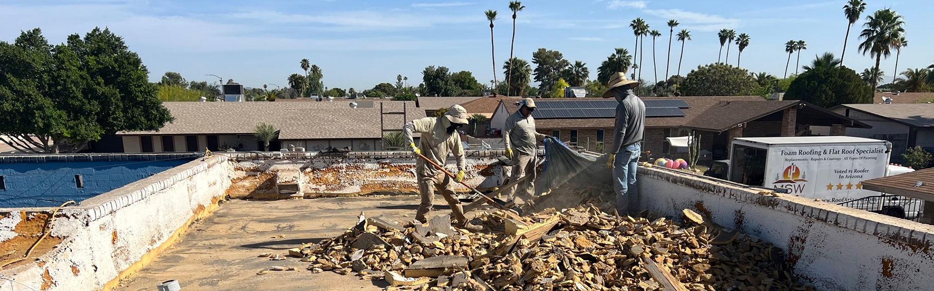 Roof Repair in Phoenix Arizona by MSW Roofing, LLC