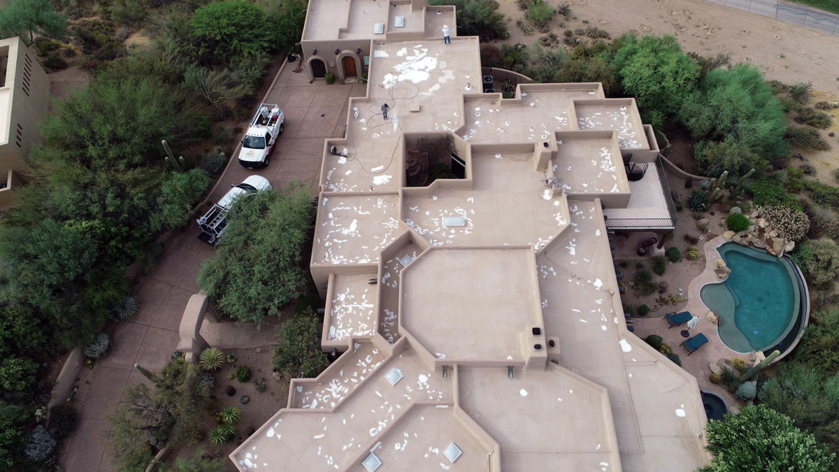 Roofing in Scottsdale, AZ Foam Roof Repair and Recoating