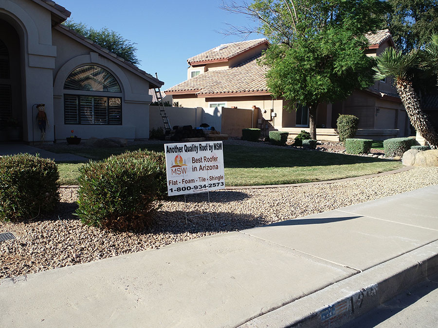 Tile Roofing For Arizona by MSW Contracting LLC - Step 10. Clean all debris from roof and property. 