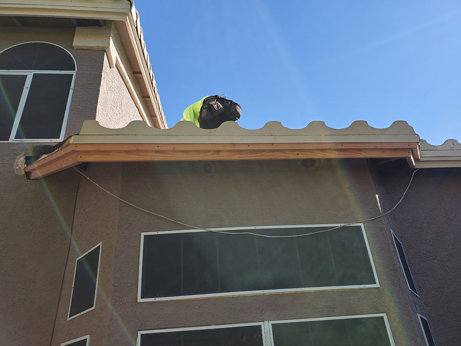 Tile Roofing For Arizona by MSW Contracting LLC - Step 3. Inspect roof decking, fascia and replace as needed. 