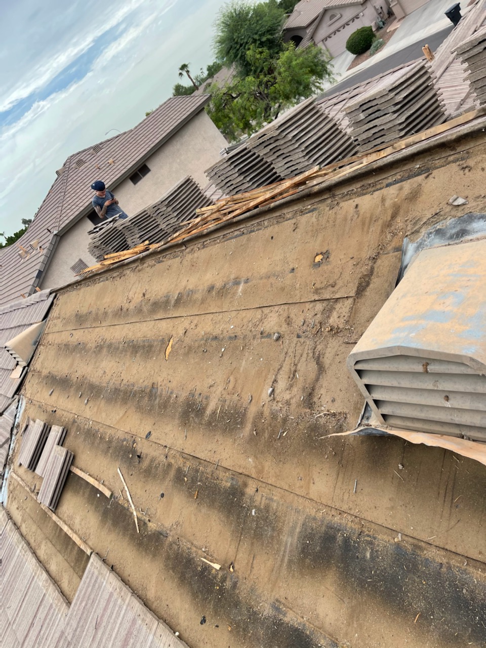 Roof Leak Repair in Chandler Arizona, Tile Roof Underlayment