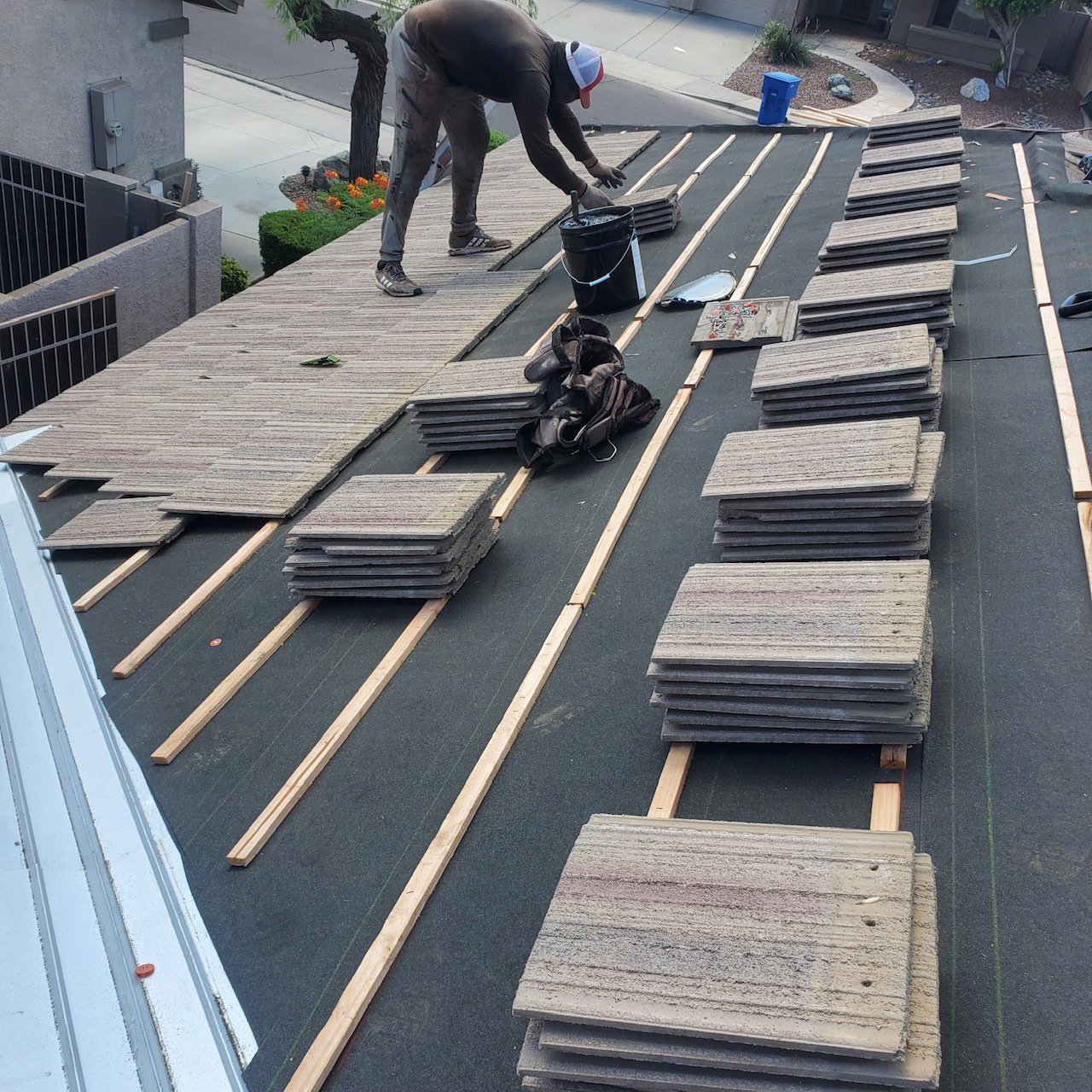 Roof Leak Repair in Chandler Arizona, Tile Roof Underlayment