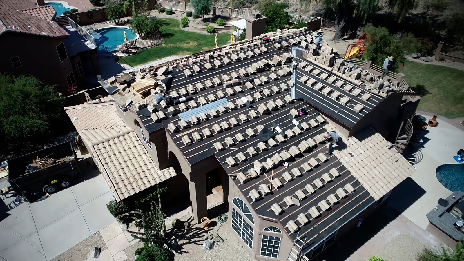 Tile Roofing New Tile Roof Underlayment in Phoenix Arizona