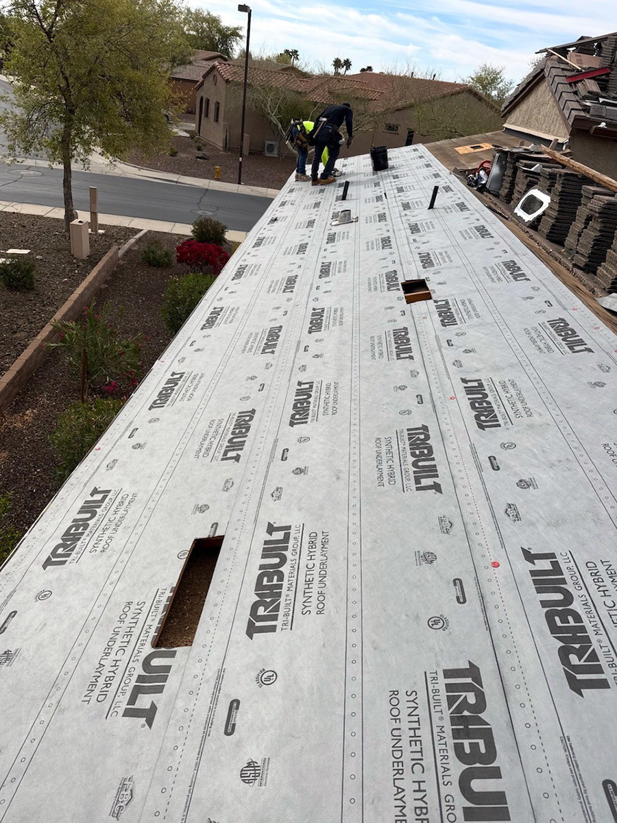 Tile Roof Underlayment Replacement in Scottsdale, Arizona Arizona by MSW Contracting, LLC Tile Roof Underlayment Replacement in Scottsdale, Arizona Arizona by MSW Contracting, LLC