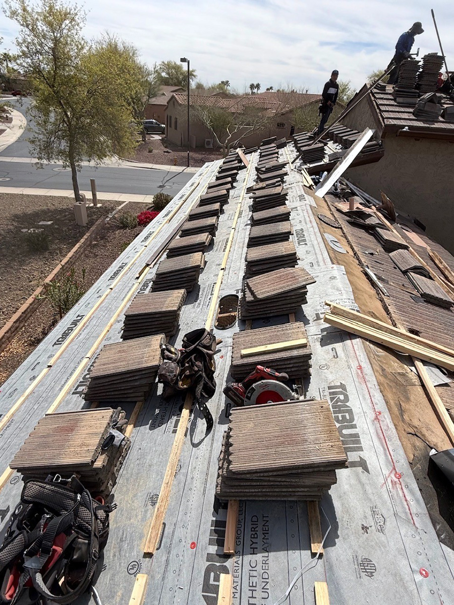 Tile Roof Underlayment Replacement in Scottsdale, Arizona Arizona by MSW Contracting, LLC Tile Roof Underlayment Replacement in Scottsdale, Arizona Arizona by MSW Contracting, LLC